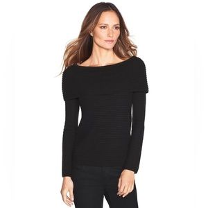 White House Black Market off the shoulder sweater, worn twice.